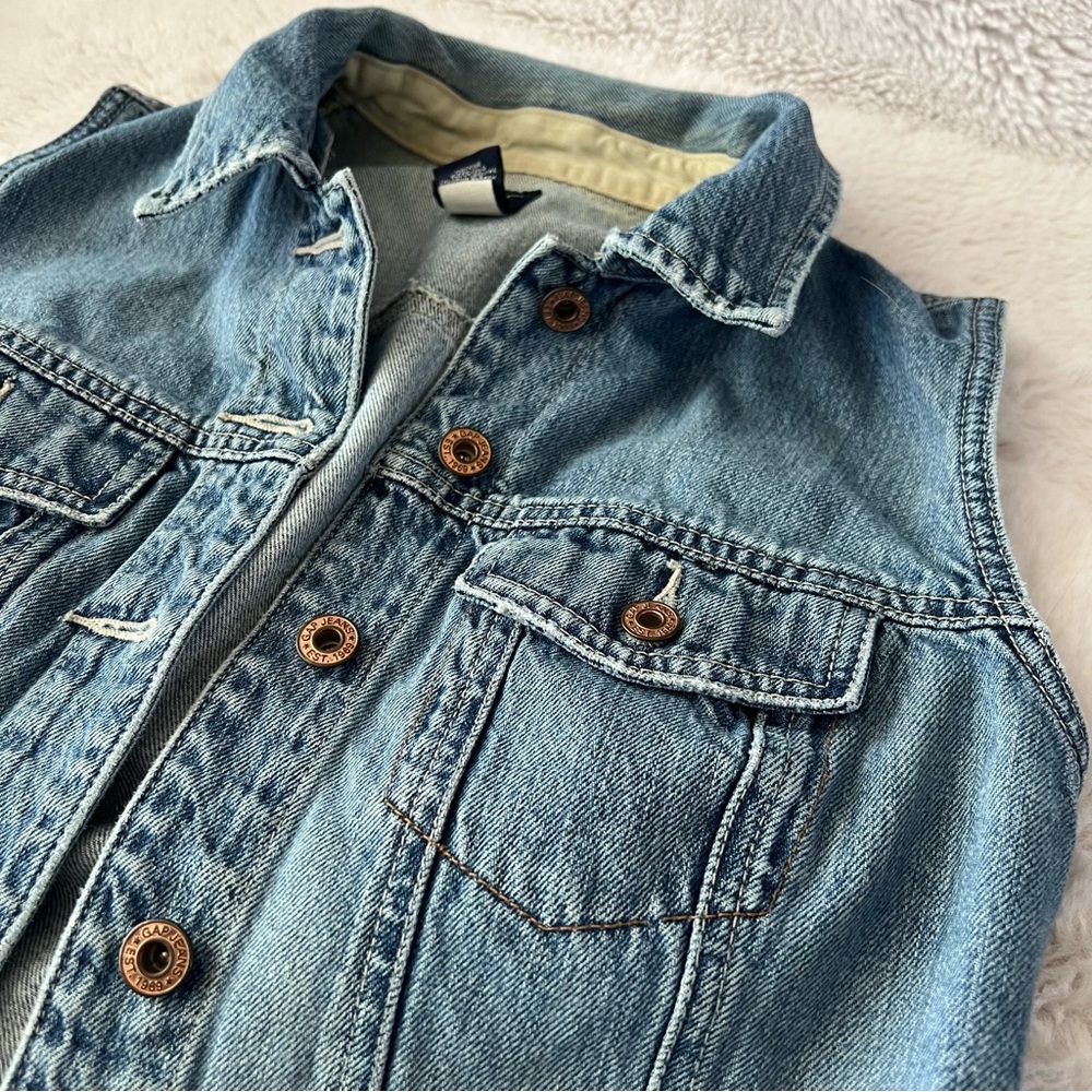 Gap Y2K  Denim Vest - Picture 2 of 6